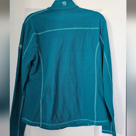 Mountain Hardwear Women’s Bright Green Full Zip Fleece Jacket Size Small - Picture 4 of 7